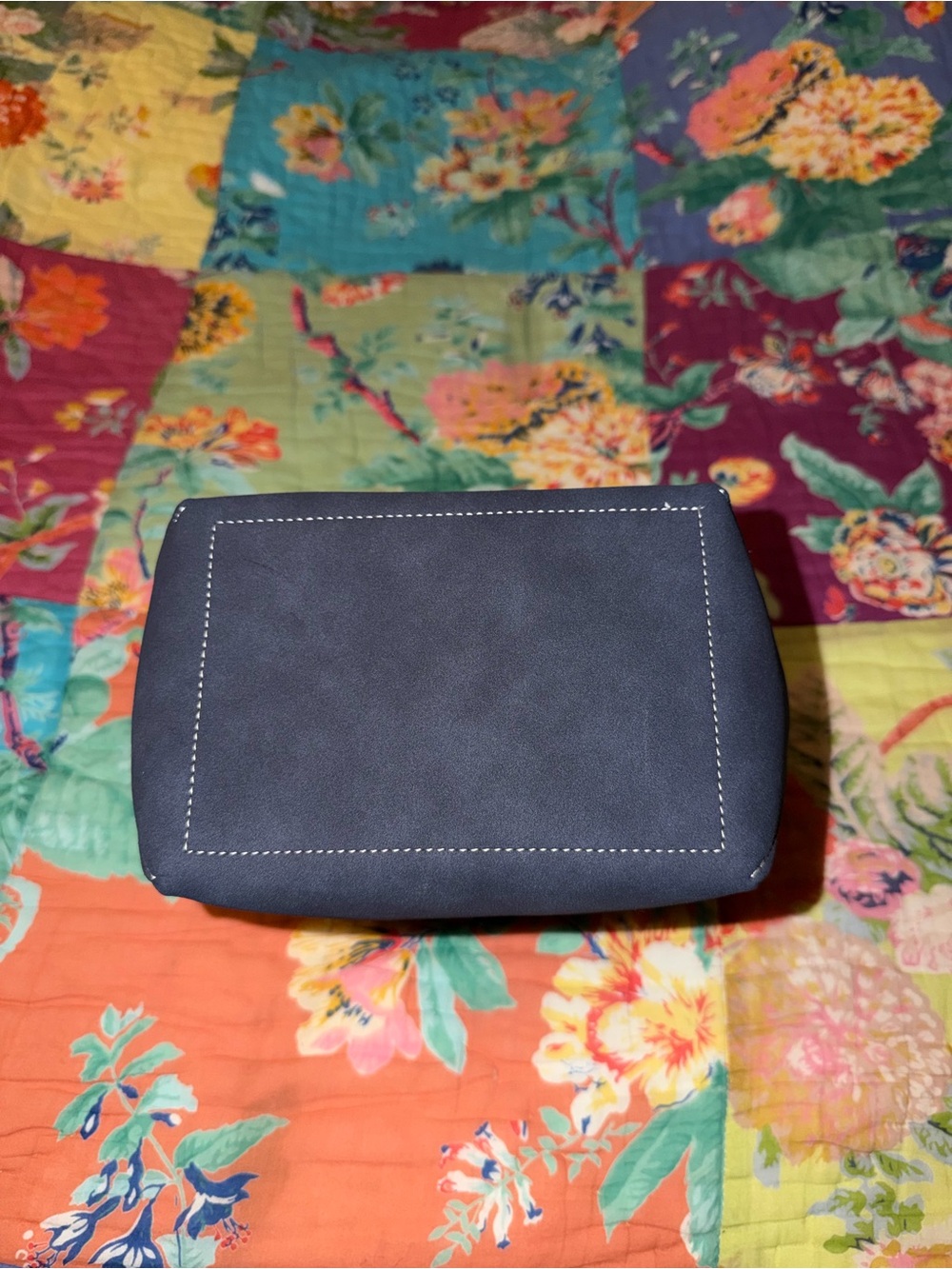 Gap × DÔEN Vegan Suede Mini Tote Bag - Navy Blue - Picture 6 of 12